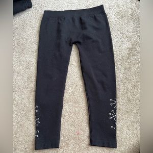 STAR RIDE | Girls Black Winter Leggings | Size: 4/6x